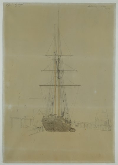 Study of a Two-Master by Caspar David Friedrich